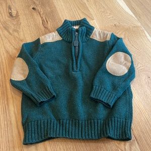 Janie and Jack suede patch sweater.